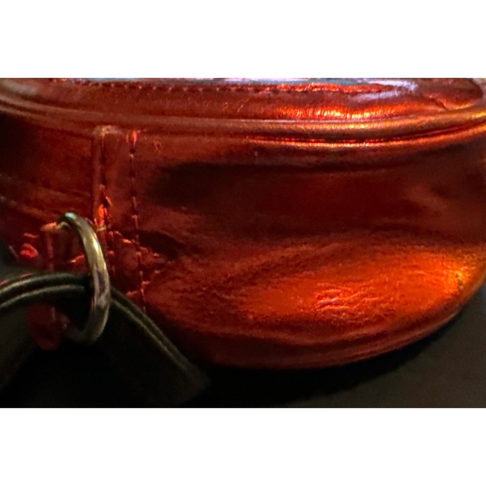 Pumpkin Kult Love Pain & Stitches Jack O Lantern Crossbody Purse Metallic Flaw - Picture 7 of 16